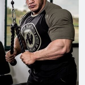 Gorilla Wear Texas T-Shirt Black/Gray Size XL